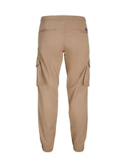 Коричневый - JACK & JONES брюки-карго свободного кроя - Изображение 8 из 8