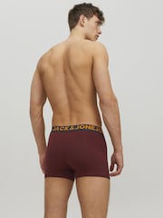JACK & JONES Purple Boxers 3 Pack - Image 4 of 6