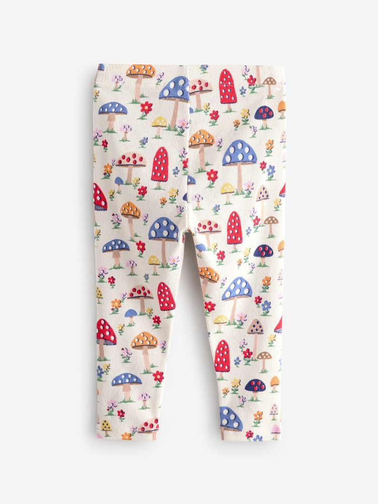 marine - Cath Kidston Floral Leggings 3 Pack (3mths-7yrs) - Image 6 of 8