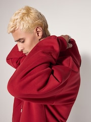 Red EDIT Heavyweight Hoodie - Image 4 of 8