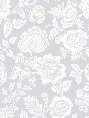 Shabby Chic by Rachel Ashwell® Grey Stipple 10M Wallpaper - Image 3 of 3