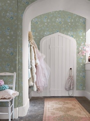 Shabby Chic by Rachel Ashwell® Sage Wild Flower 10M Wallpaper - Image 2 of 3