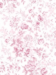 Shabby Chic by Rachel Ashwell® Pink Romantic Rose 10M Wallpaper - Image 3 of 3