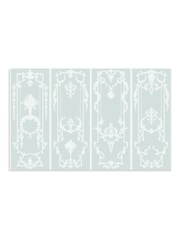 Shabby Chic Blue Panel Francaise Fixed Size 4M Mural - Image 2 of 3