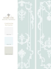 Shabby Chic by Rachel Ashwell® Blue Panel Francaise Fixed Size 4M Mural - Image 4 of 4