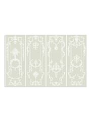Shabby Chic Sage Panel Francaise Fixed Size 4M Mural - Image 2 of 3