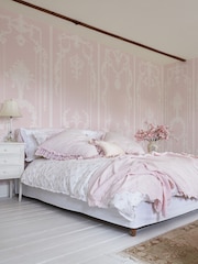 Shabby Chic Pink Panel Francaise Fixed Size 4M Mural - Image 1 of 3