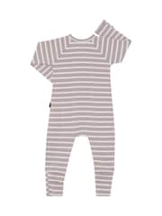 Bonds Natural Neutral Stripe Zip Wondersuit Sleepsuit - Image 2 of 2