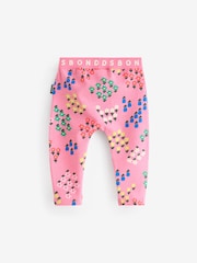 Bonds Weite Leggings mit rosa Blumenprint, 2er-Pack - Bild 3 von 5