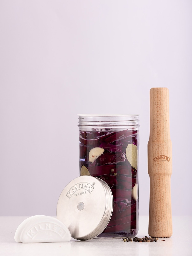 Kilner Clear 1L Fermentation Set And Packer - Image 1 of 2