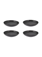 Mason Cash Black Set of 4 Reactive Linear Pasta Bowls - Image 1 of 3