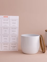 Typhoon White Eden Full Storage Cannister Set with Bread Bin - Image 3 of 4