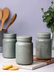 Kilner Morning Mist Morning Mist Storage Jars Set Of 3 - Image 1 of 2