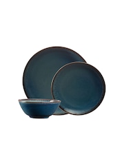 Mason Cash Blue Reactive Dinner 12 Piece Set - Image 3 of 3