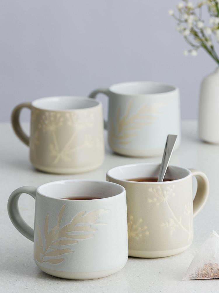 Mason Cash Natural Set of 4 Mugs - Image 1 of 2