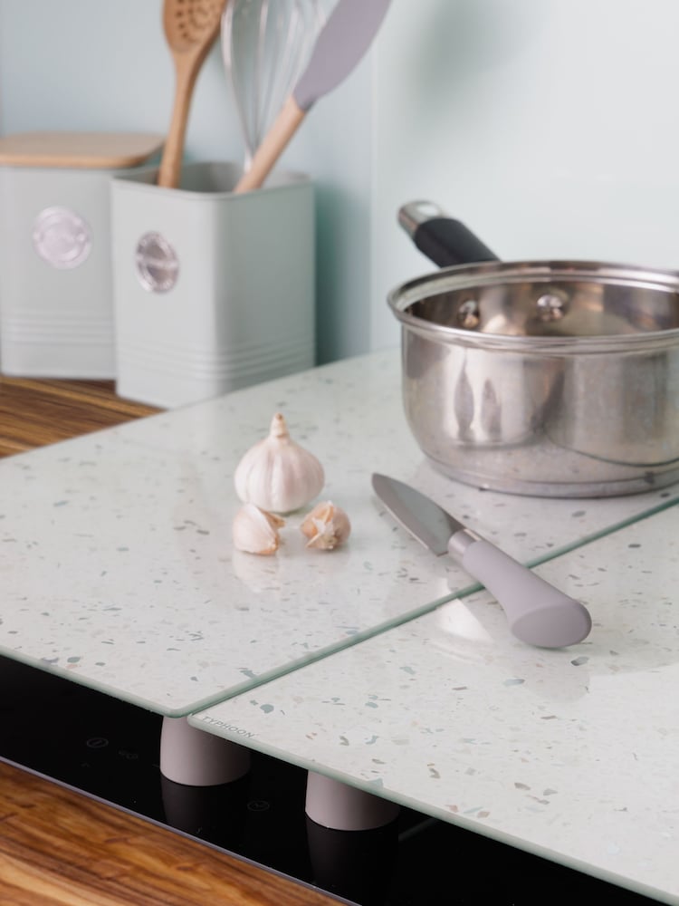 Typhoon Set of 2 White Elements Quartz Hob Protectors - Image 2 of 5