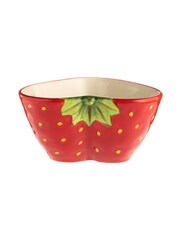 Typhoon Set of 4 Red Strawberry Bowls - Image 3 of 6