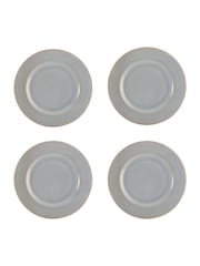 Mason Cash Grey Set of 4 Reactive  Linear Side Plates 21cm - Image 1 of 3