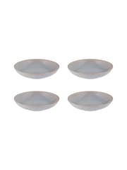 Mason Cash Grey Set of 4 Reactive Linear Pasta Bowls - Image 1 of 4