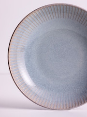 Mason Cash Grey Set of 4 Reactive Linear Pasta Bowls - Image 3 of 4