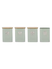 Typhoon Mint Green Living Squircle Set of 3 Storage Tins & Utensil Pot - Image 2 of 3