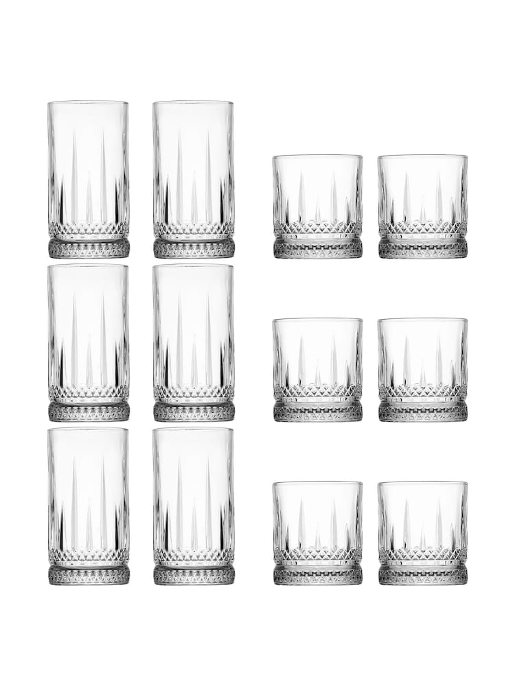 Ravenhead Clear Winchester 6x Hiball & 6x Mixer Glasses - Image 5 of 5