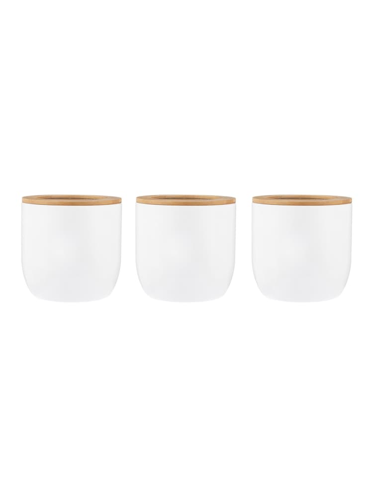 Typhoon White Set of 3 Large Eden Storage Cannisters - Image 2 of 5