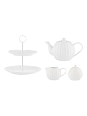 Price & Kensington. White Luxe Teapot Set - Image 5 of 5