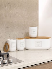 Typhoon White Set of 3 Eden Medium Storage Cannisters - Image 6 of 6