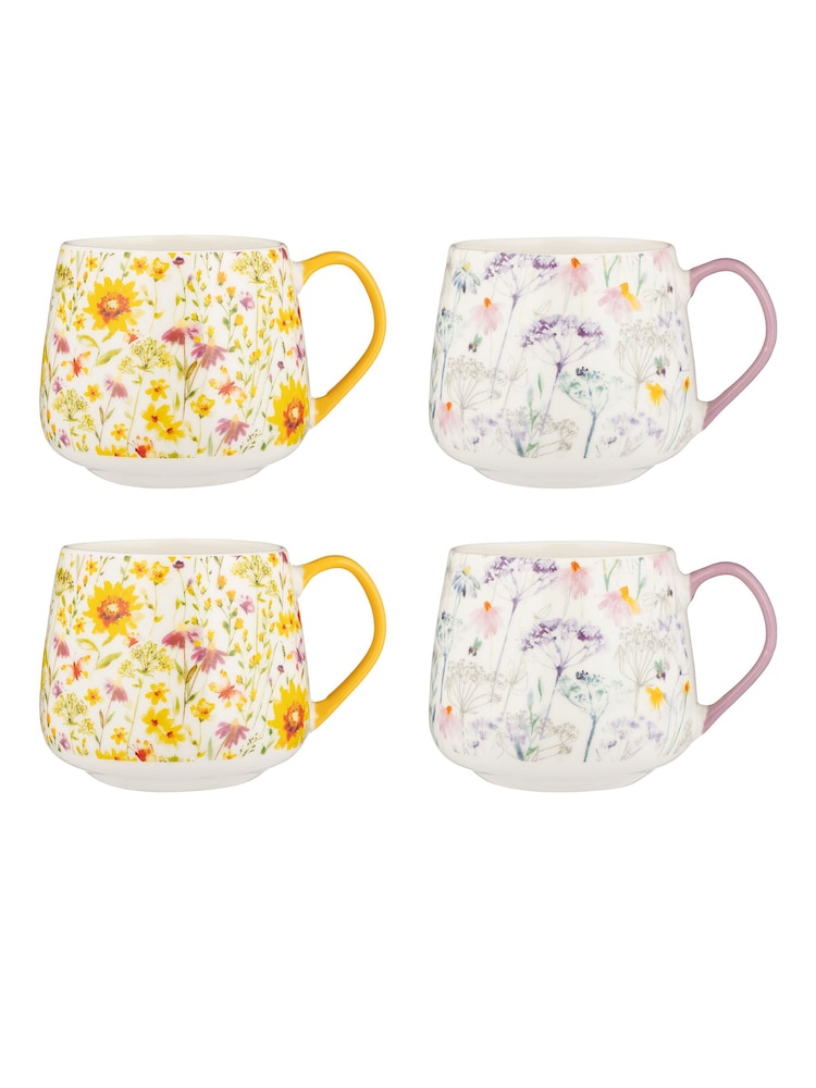 Price & Kensington. Sunflower & Daisy Mugs - Image 2 of 2