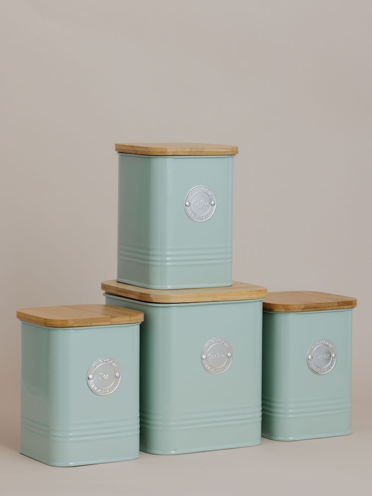 Typhoon Mint Green Living Squircle Storage Tins & Biscuit Tin - Image 2 of 4