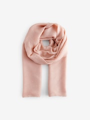 Plissé Rose Gold Lightweight Scarf - Image 7 of 9
