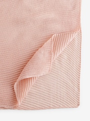 Plissé Rose Gold Lightweight Scarf - Image 8 of 9