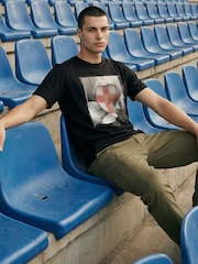 Religion Black England Tongue T-Shirt - Image 3 of 7