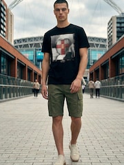 Religion Black England Tongue T-Shirt - Image 4 of 7