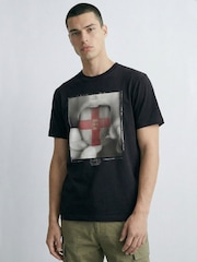 Religion Black England Tongue T-Shirt - Image 5 of 7