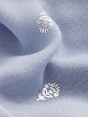 Blue Foil Lightweight Scarf - Image 5 of 6