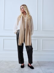 Gold Sparkle Lightweight Scarf - Image 2 of 8