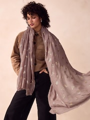 Rose Pink Butterfly Lightweight Scarf - Image 2 of 6
