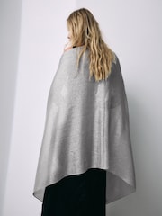 Silver Sparkle Lightweight Scarf - Image 4 of 8