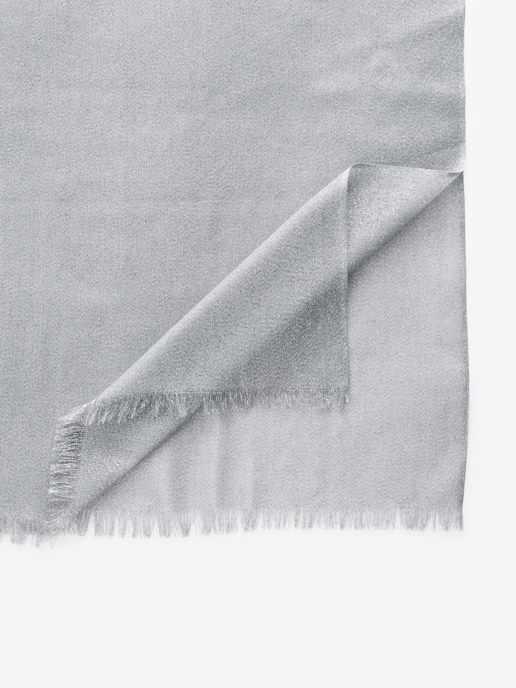 Buy Silver Sparkle Lightweight Scarf from Next USA
