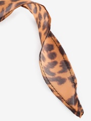 Leopard Neck Tie Scarf - Image 3 of 4