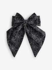 Skull Print Bow Clip - Image 1 of 3