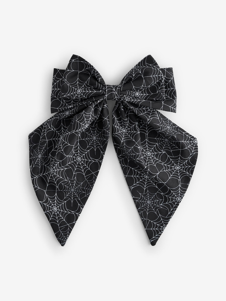 Skull Print Bow Clip - Image 1 of 3
