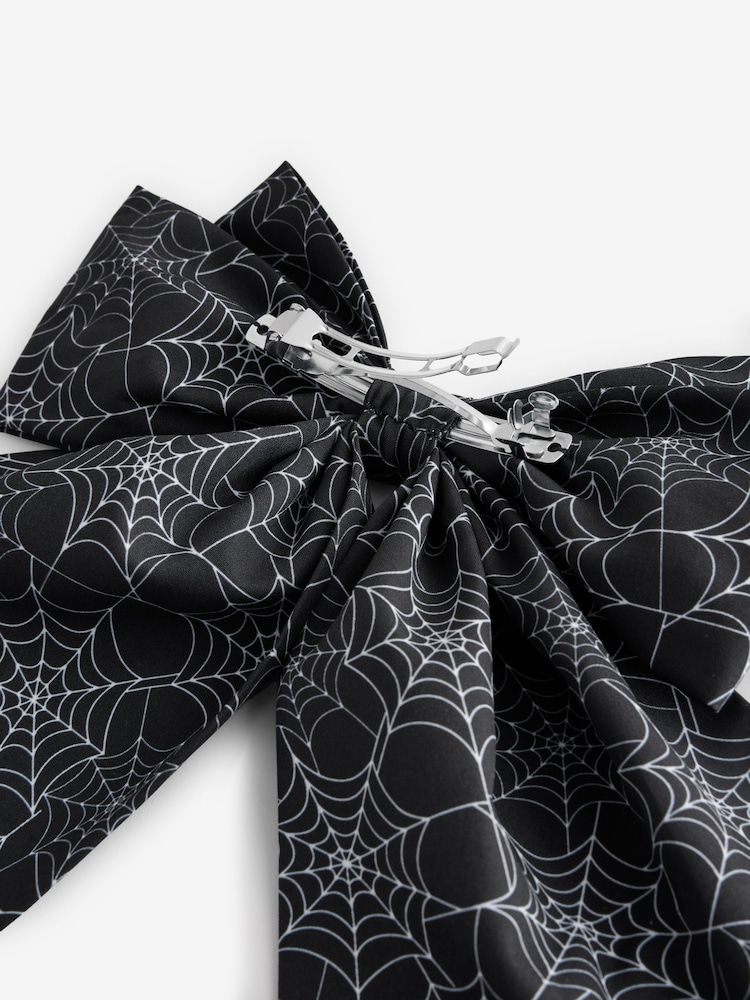 Skull Print Bow Clip - Image 2 of 3