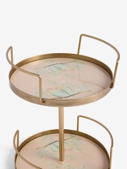 Gold Parrot Print Tray Storage Caddy - Image 5 of 5