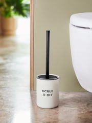 Escova de banheiro Scrub it Off Slogan - Imagem 1 de 3