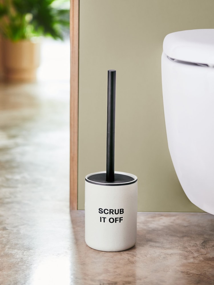Escova de banheiro Scrub it Off Slogan - Imagem 1 de 3