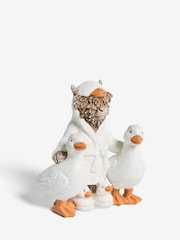 White Hamish and Duck Friends Ornament - Image 4 of 5