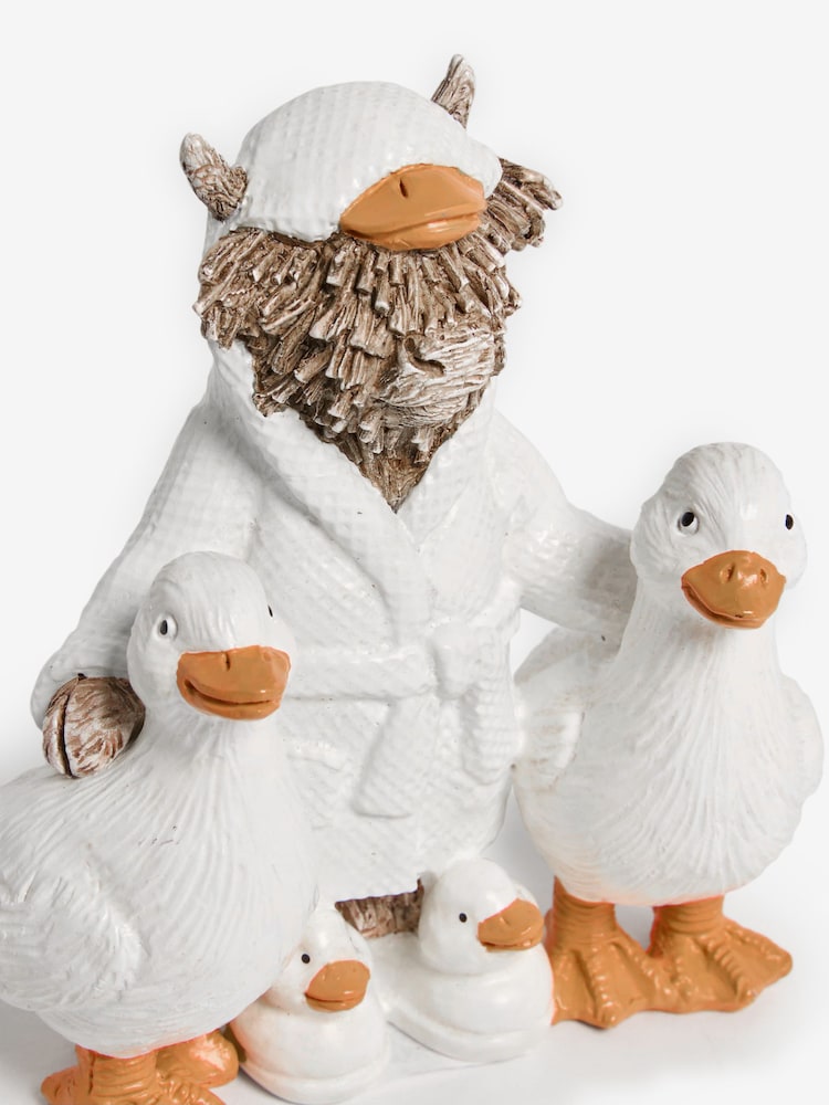 White Hamish and Duck Friends Ornament - Image 5 of 5